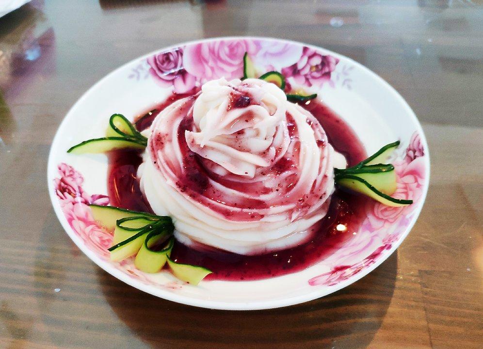 蓝莓山药泥