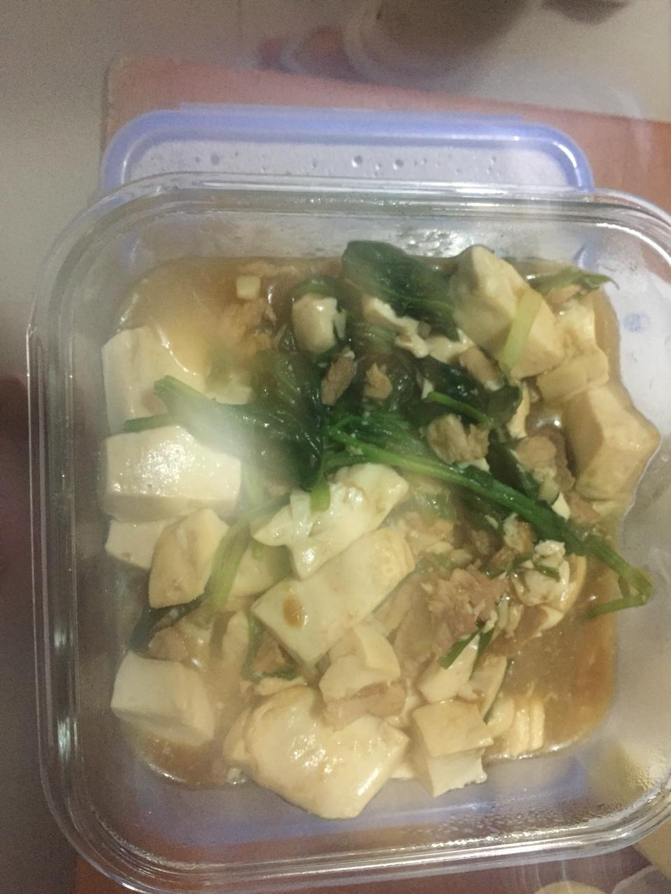肉末烧豆腐