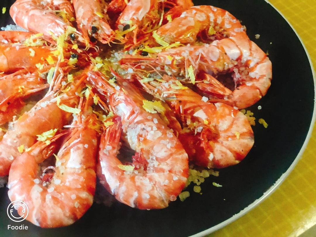 盐烤虎虾（盐焗大虾🦐）