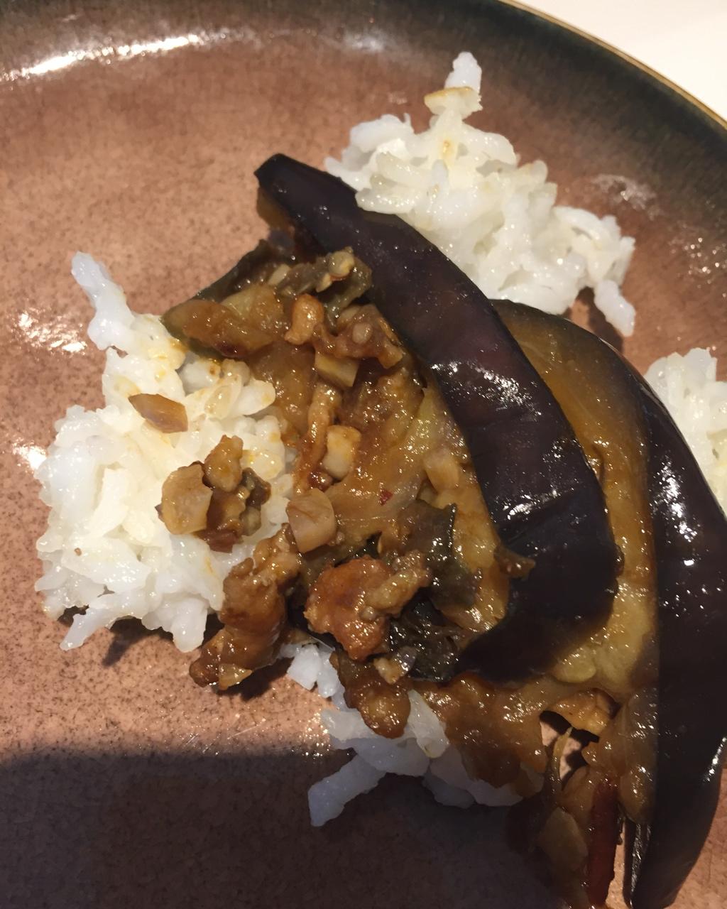 红烧肉沫茄子