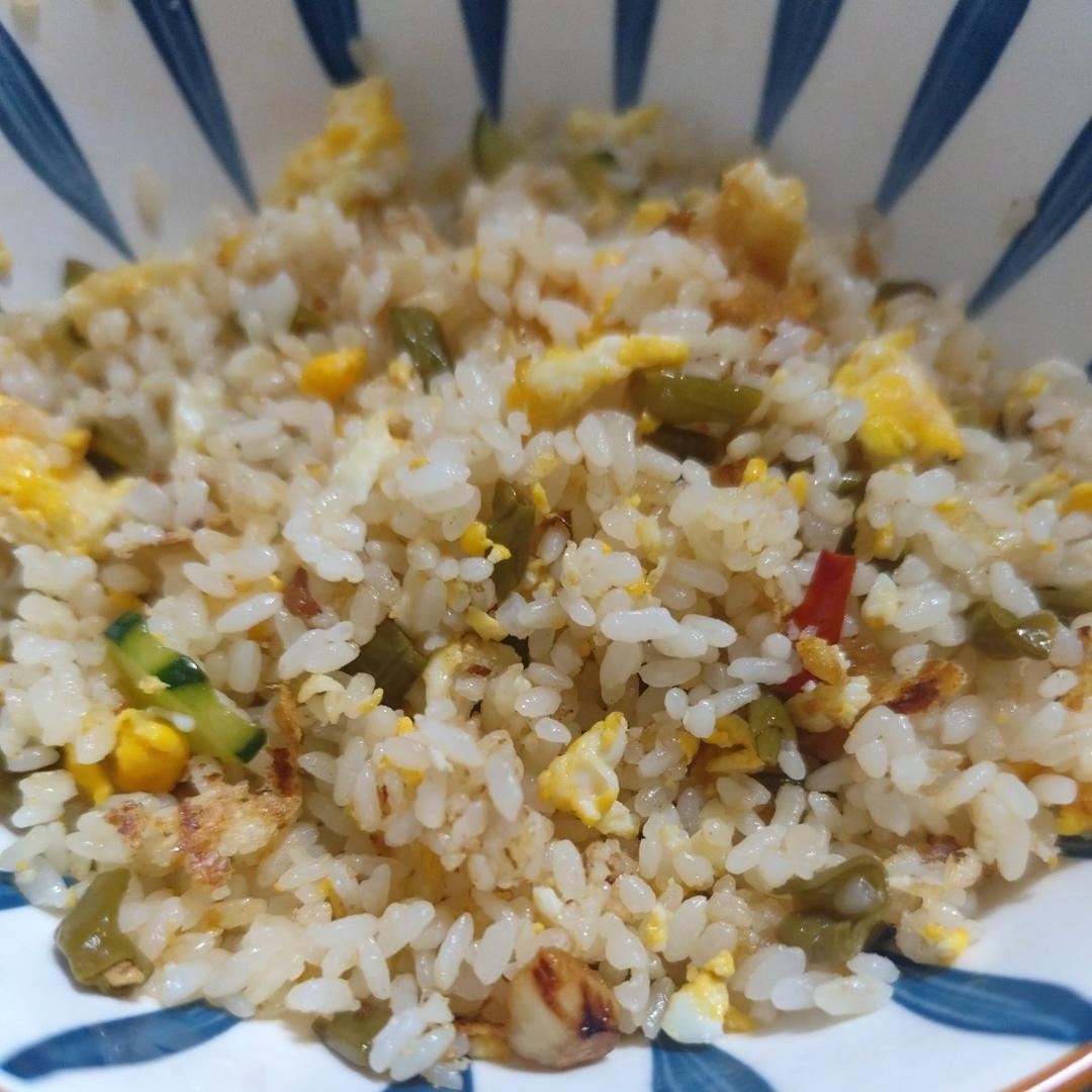酸豆角炒饭