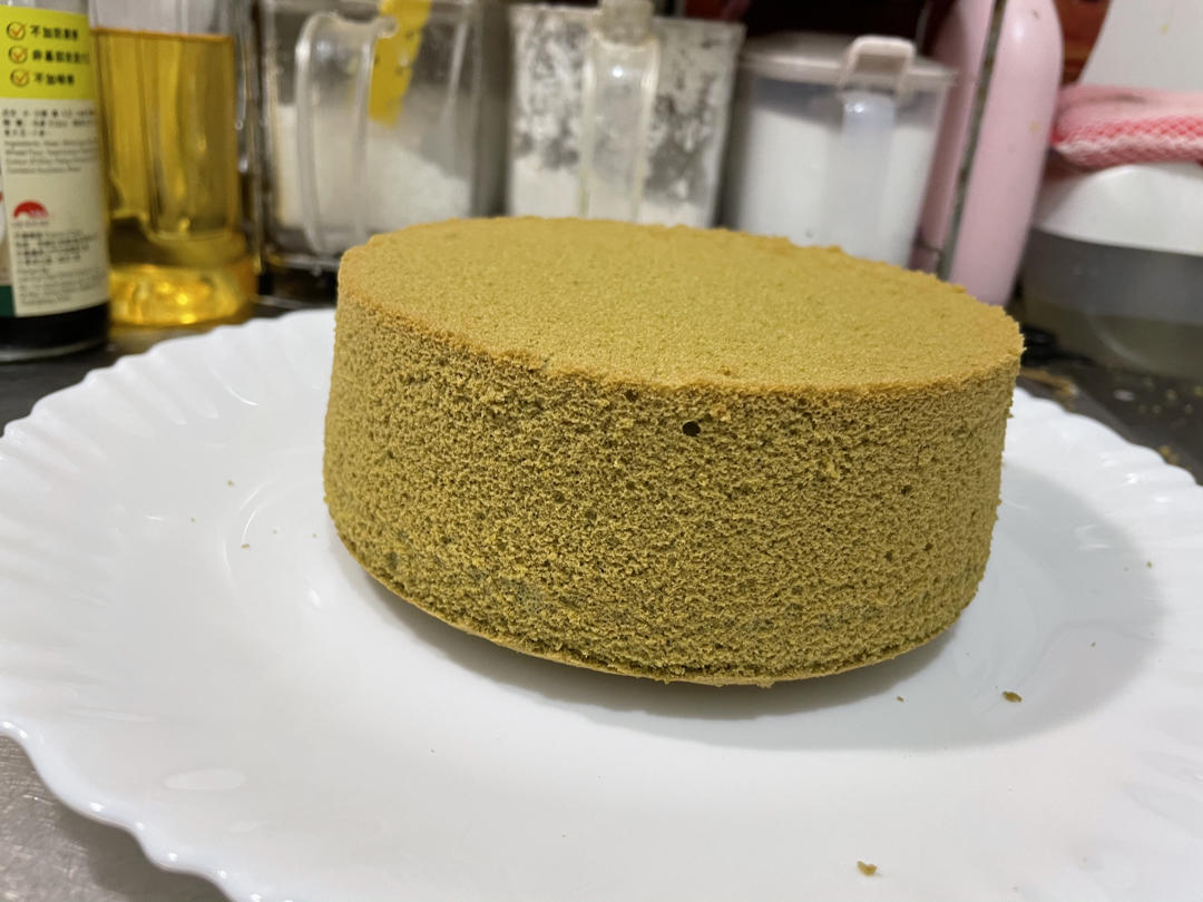 抹茶戚风（6寸加高10厘米）