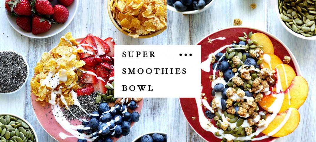 早餐Smoothies Super Bowls靈感