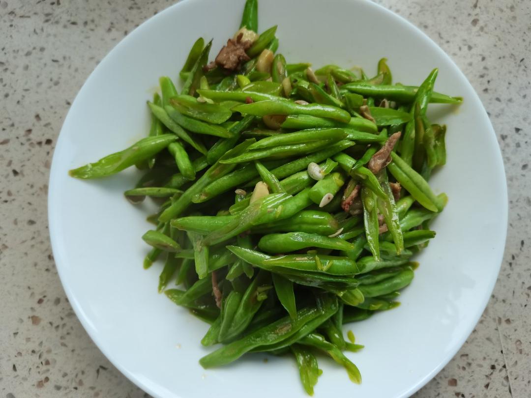 家常小炒四季豆