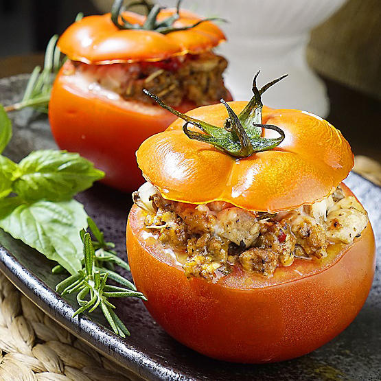 法式肉碎焗番茄的做法