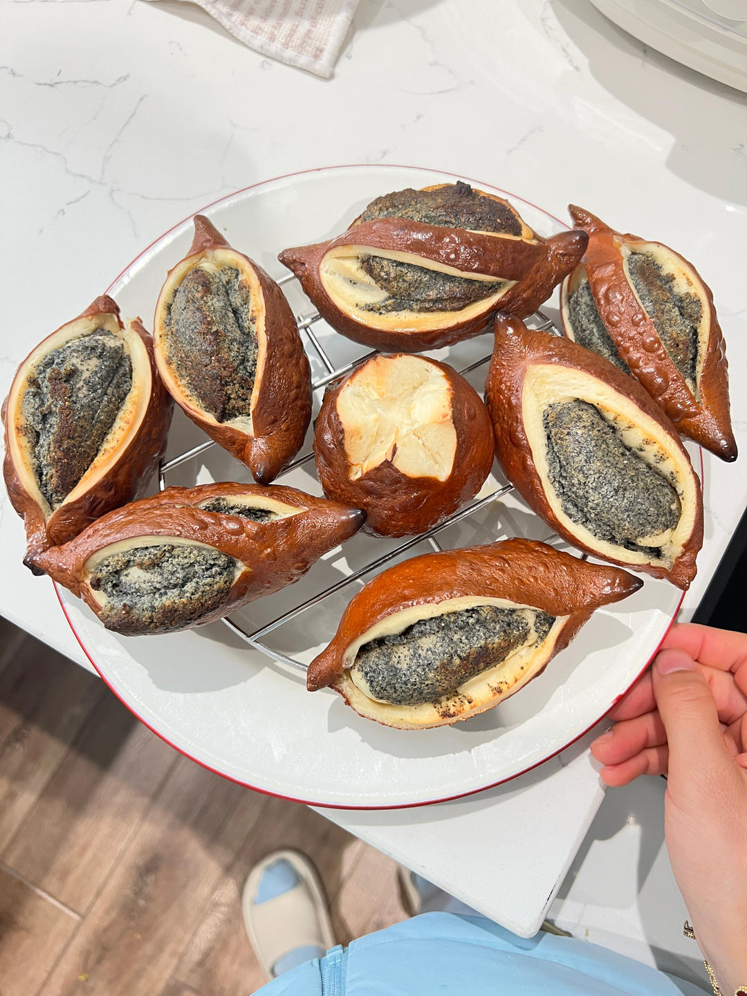 黑芝麻奶酥馅