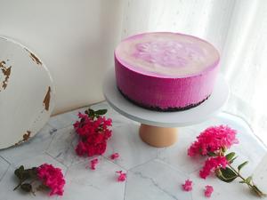 妖艳的火龙果慕斯蛋糕的做法 步骤18