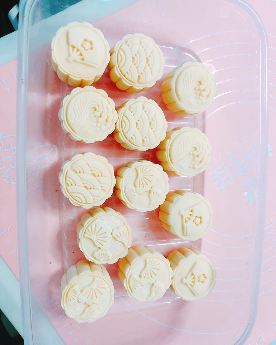 流心奶黄月饼（无吉士粉/转化糖浆版本）【曼食慢语】