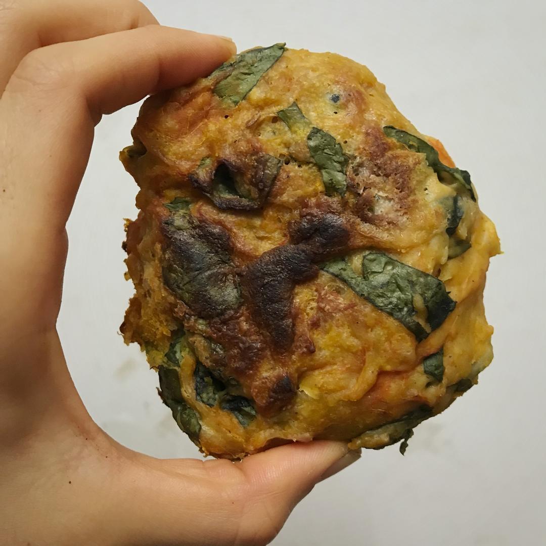 菠菜南瓜奶酪丹波面包丨健康·烘焙