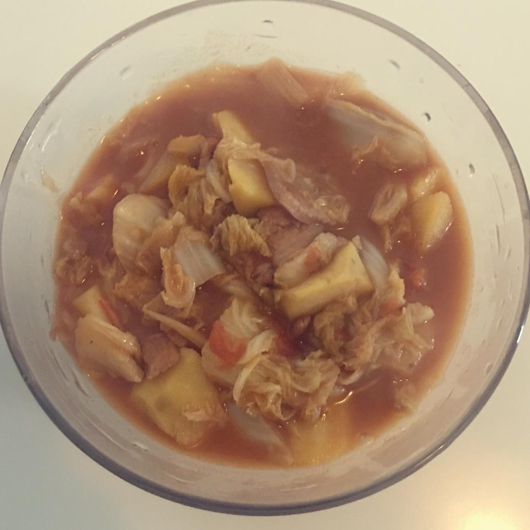 番茄白菜炖土豆