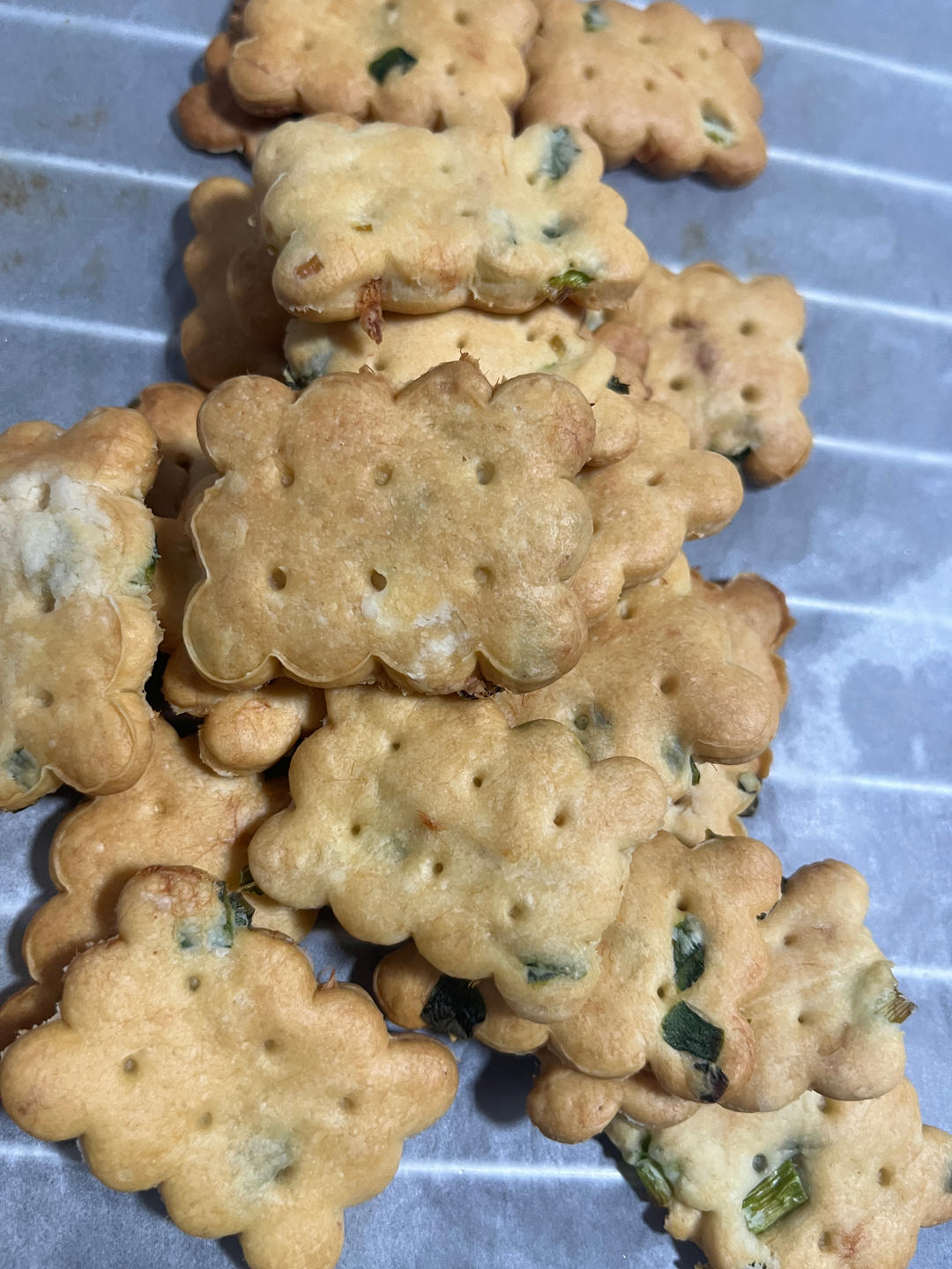 超级好吃的香葱苏打饼干（无糖低脂）-烤箱版食谱