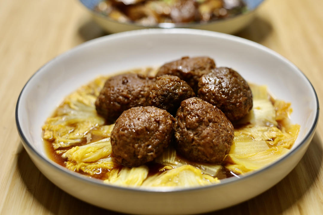 不用油炸的猪肉莲藕丸子