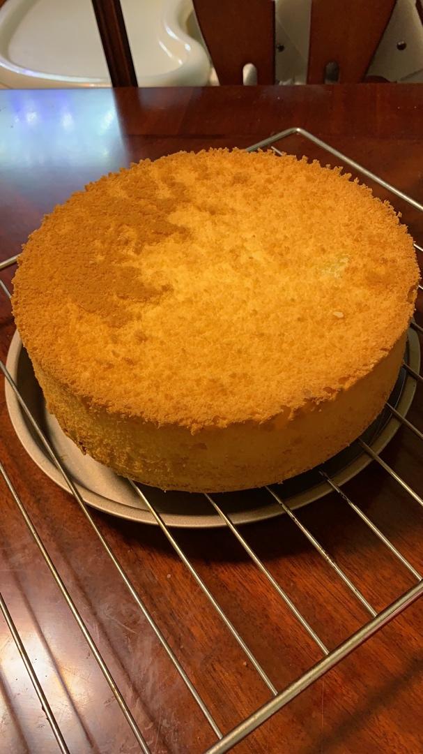 八寸戚风蛋糕（生日蛋糕坯）附六寸配单