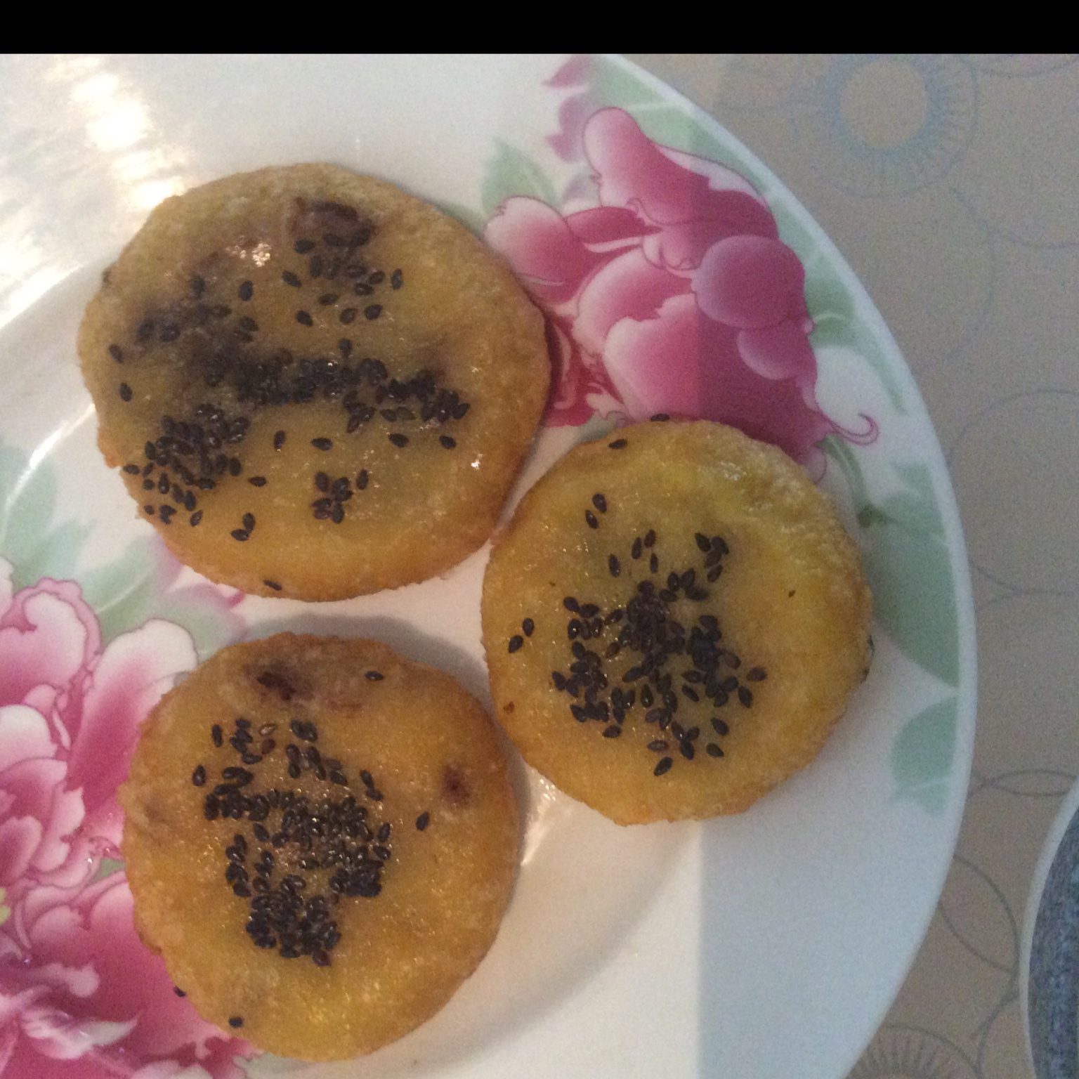 南瓜豆沙饼