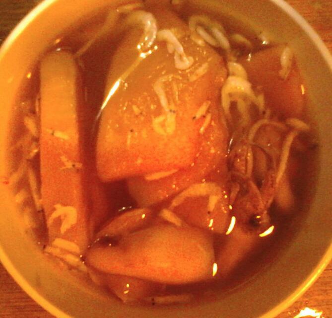 金瓜海鲜豆腐汤