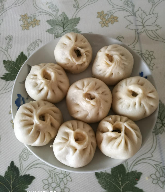 手工包子（肚脐包）