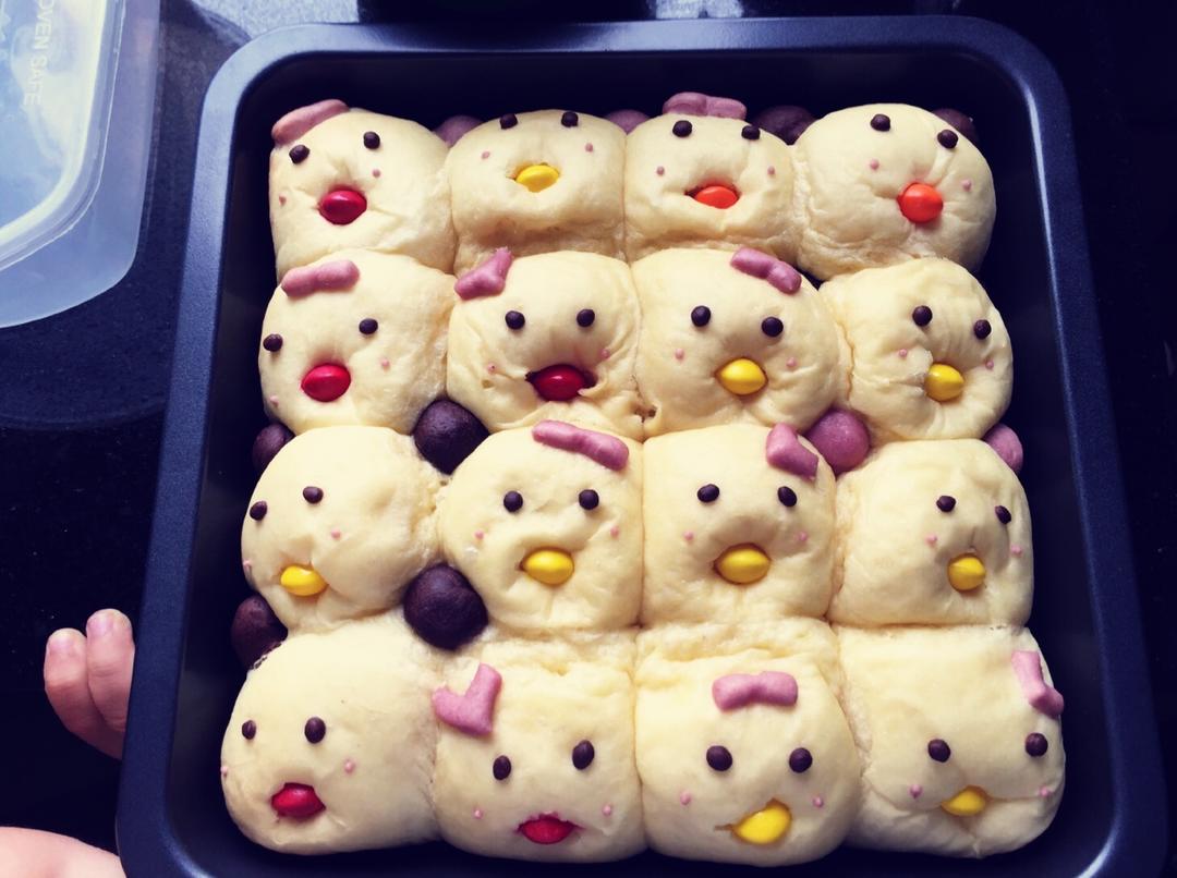 萌萌小鸡挤挤面包