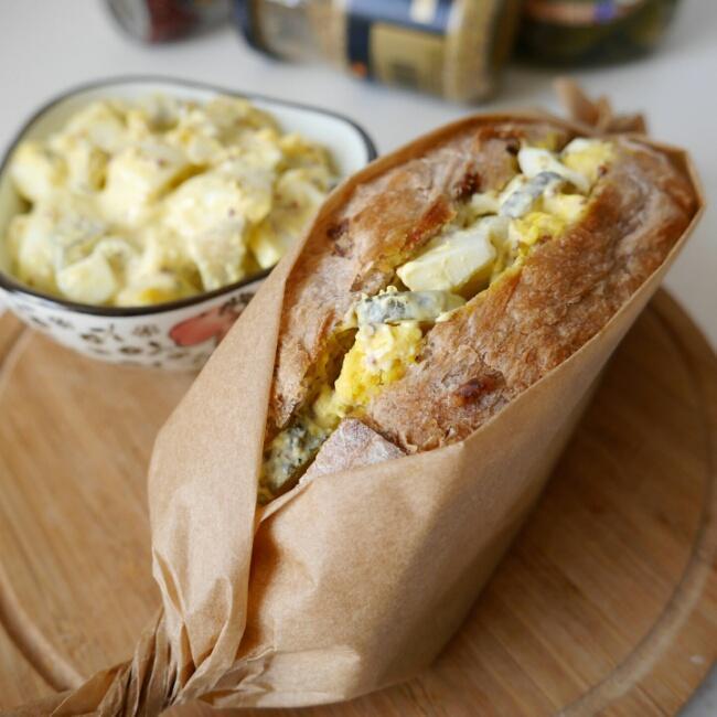 鸡蛋沙拉三明治的做法