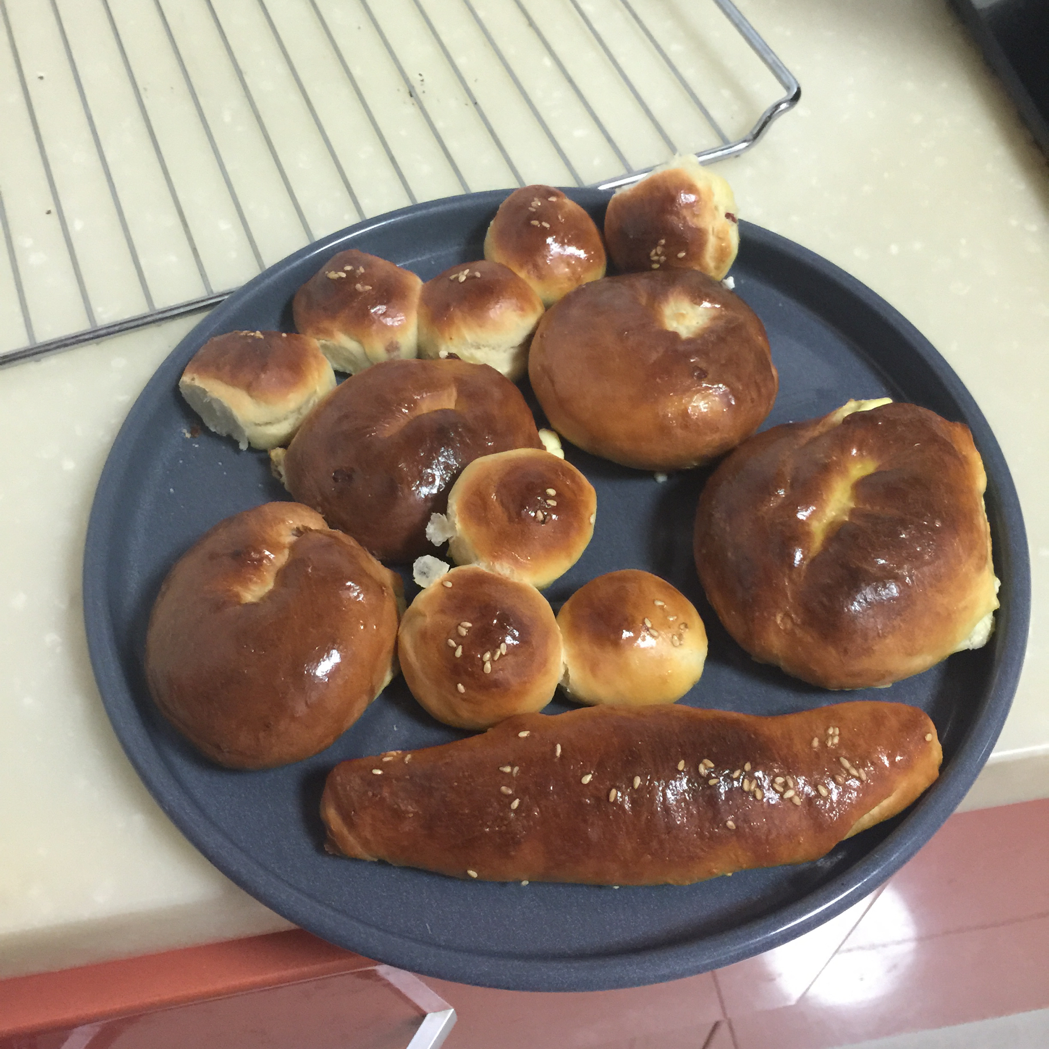 蔓越莓乳酪面包卷(君之版)