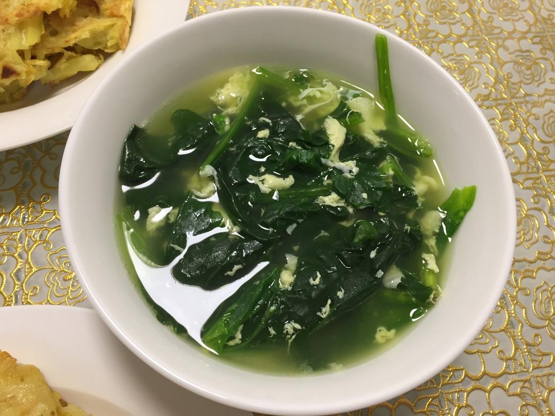 菠菜鸡蛋汤
