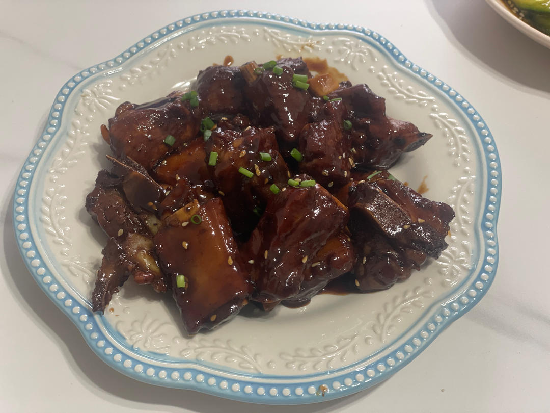 糖醋排骨/糖醋小排（不放油）（12345口诀做出正宗上海本帮）