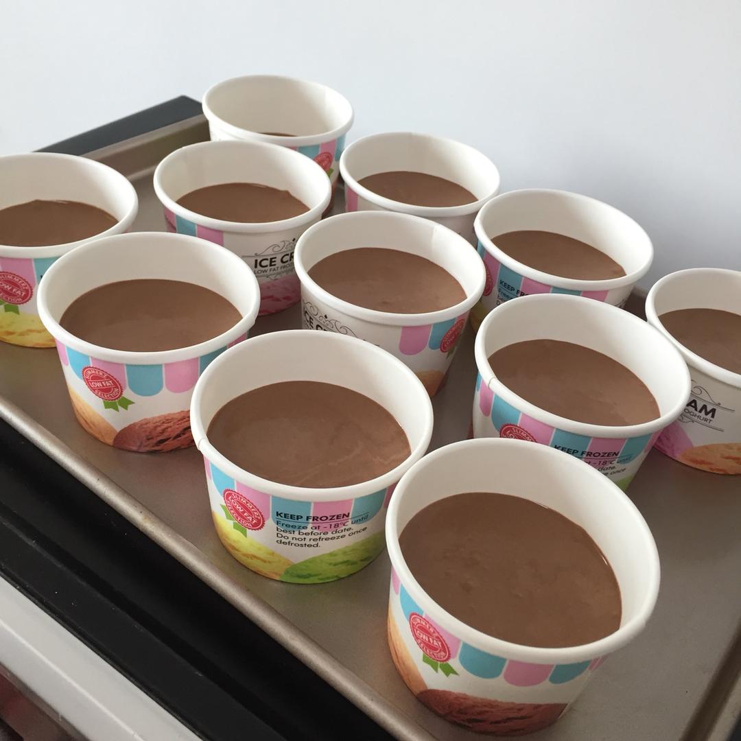 绝对无冰渣的最好吃的巧克力朗姆冰淇淋（纯手工）