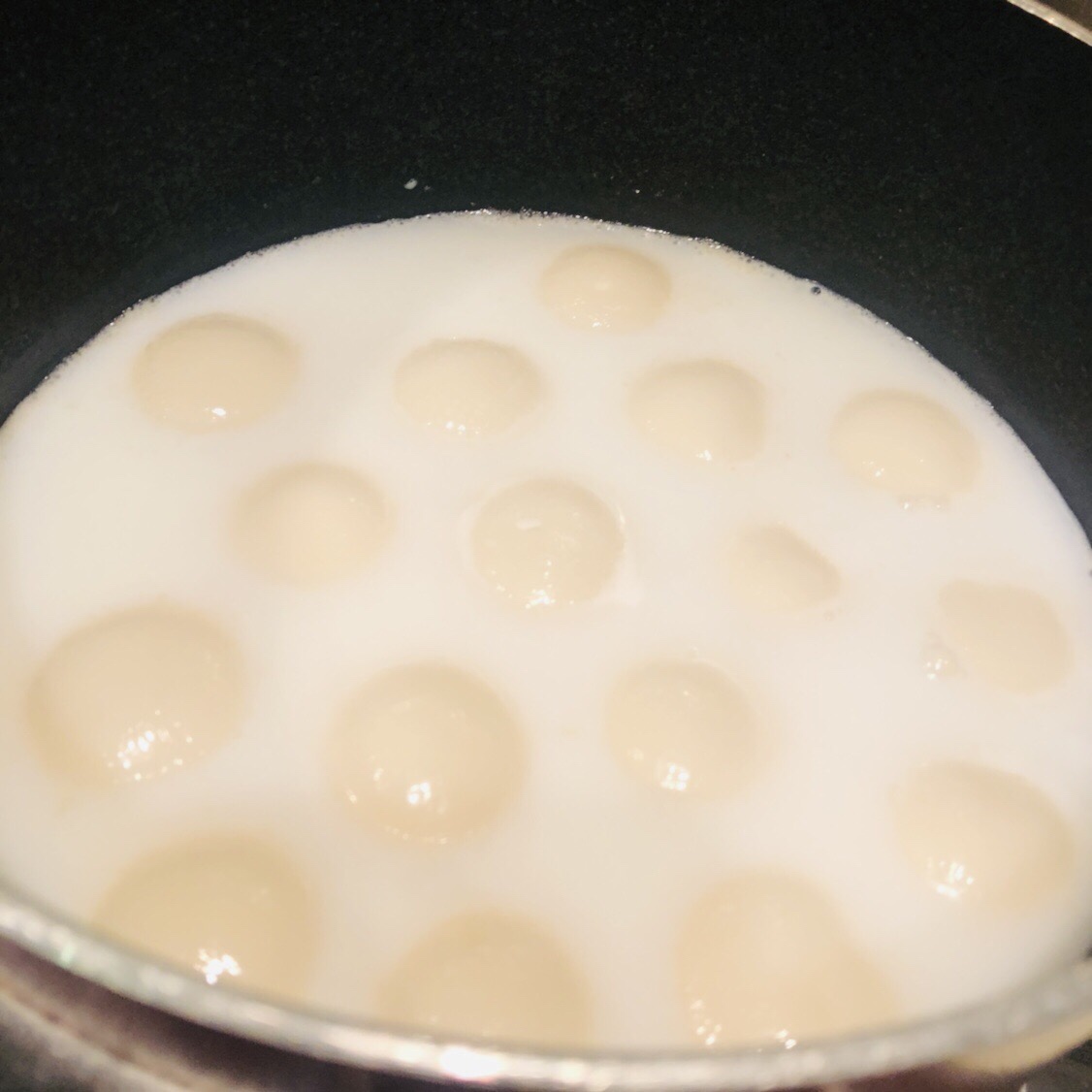 🥛鸡蛋牛奶汤圆糖水🥛—经典❗️简单❗️滋润❗️广式快手糖水❗️的做法 步骤6