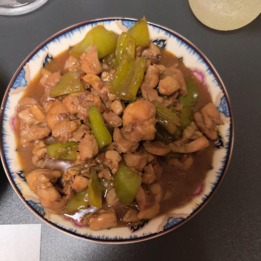 青椒炒鸡腿