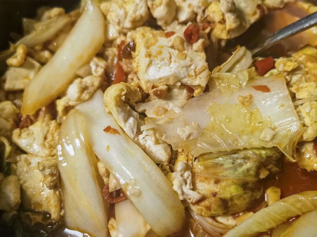 白菜豆腐煲