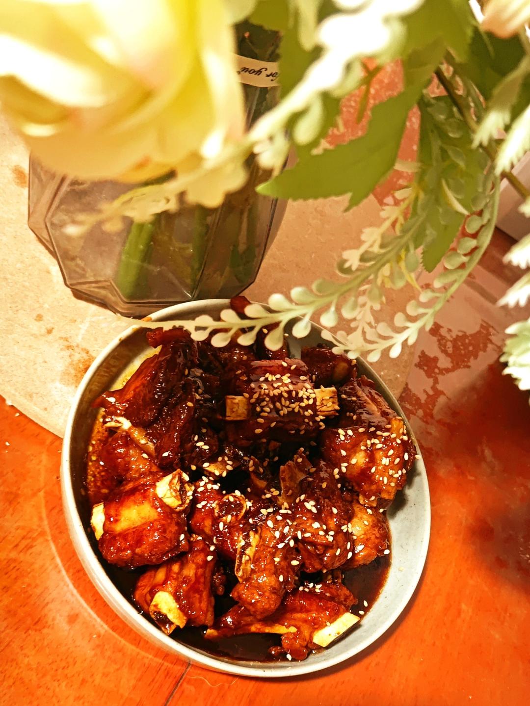 糖醋排骨（试验多次的最佳口感）