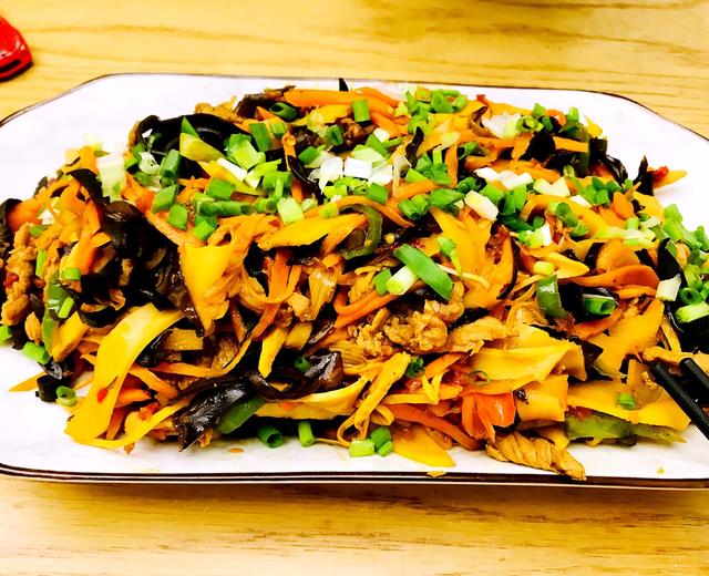 川香味鱼香肉丝的做法