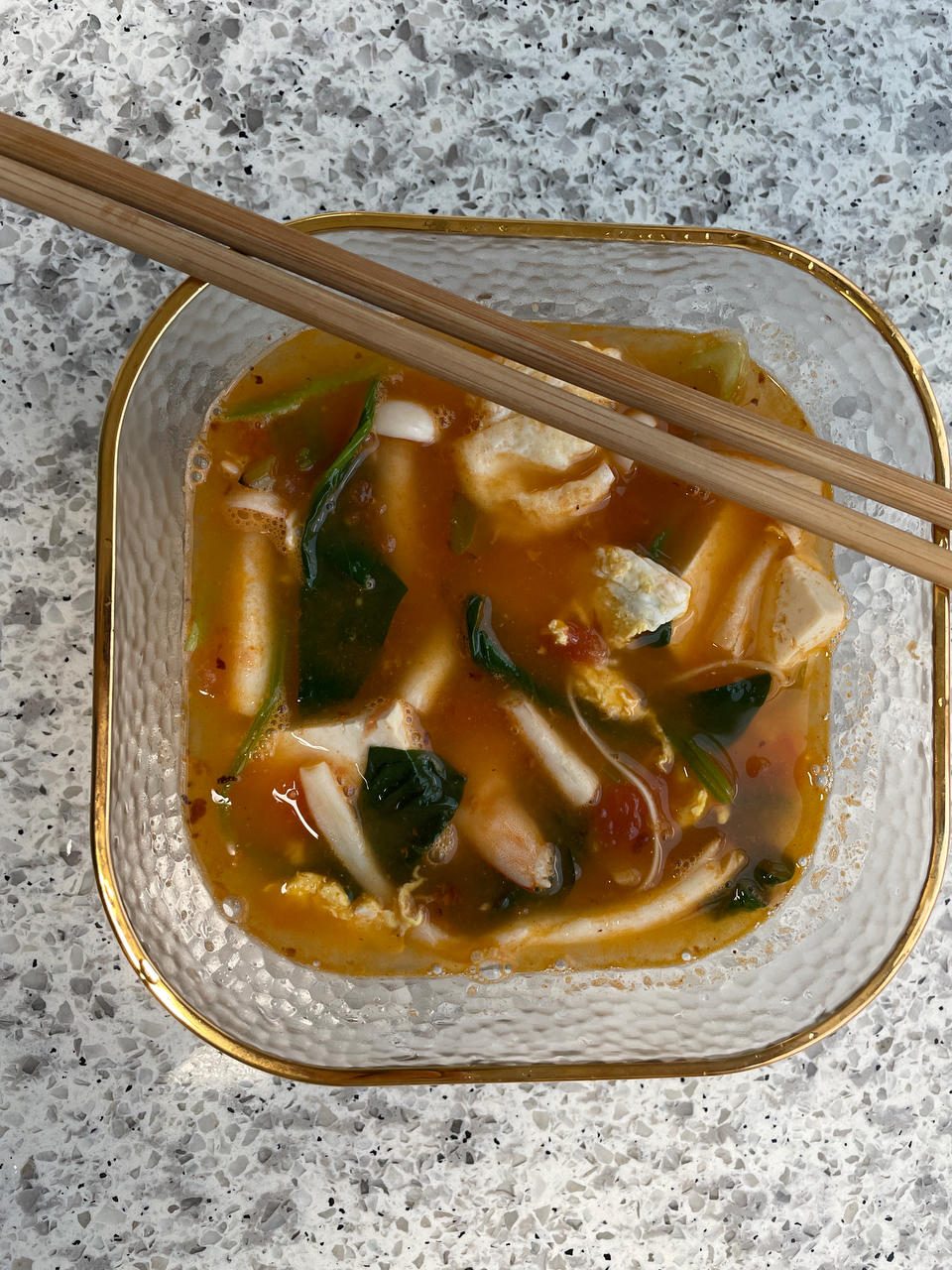 低脂低卡❗️菌菇豆腐鲜虾蛋汤