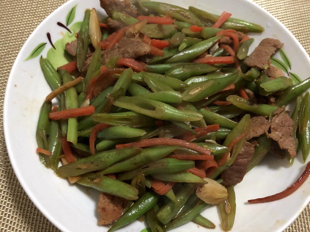 家常四季豆炒肉
