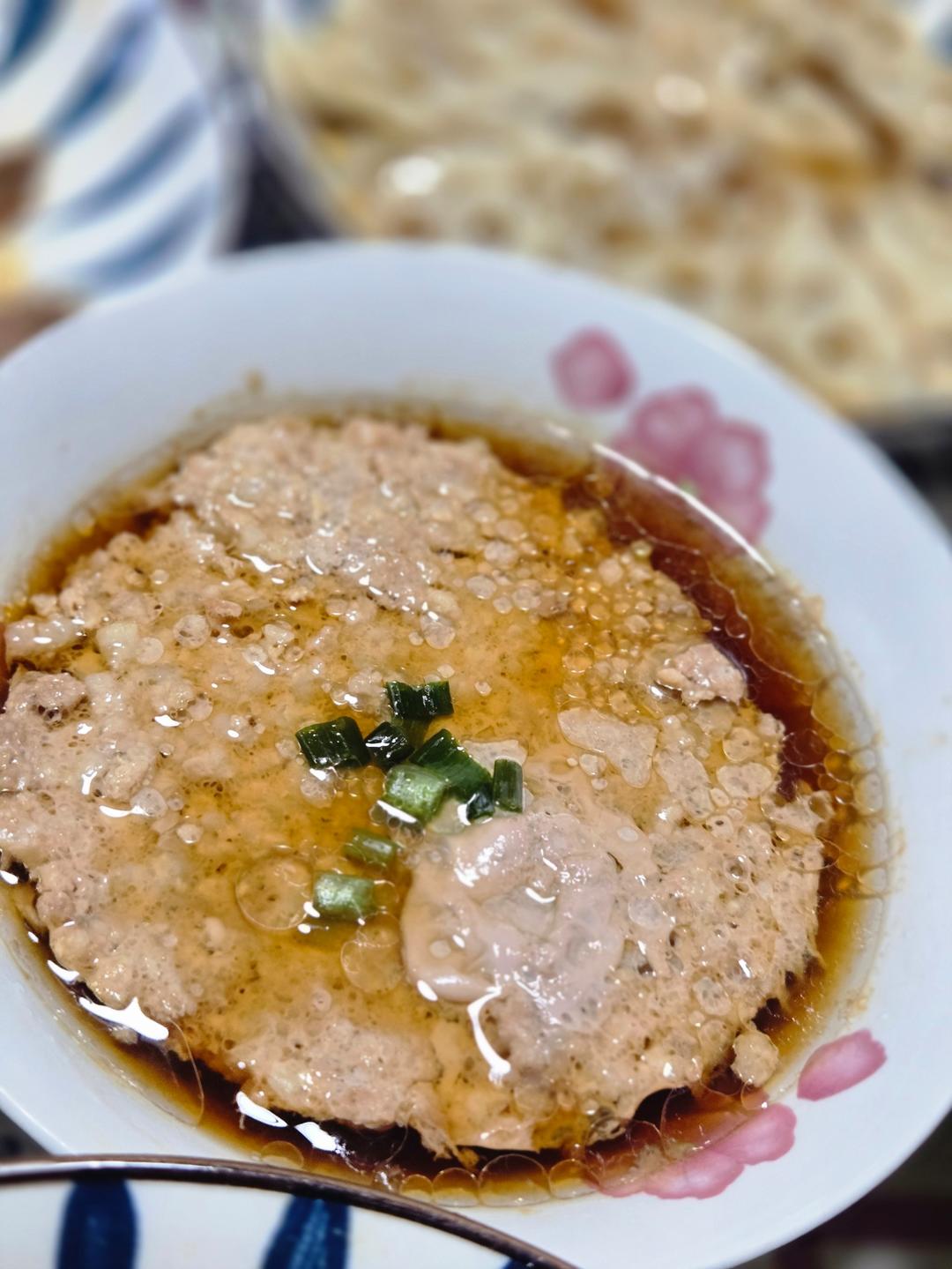 清蒸肉沫汤