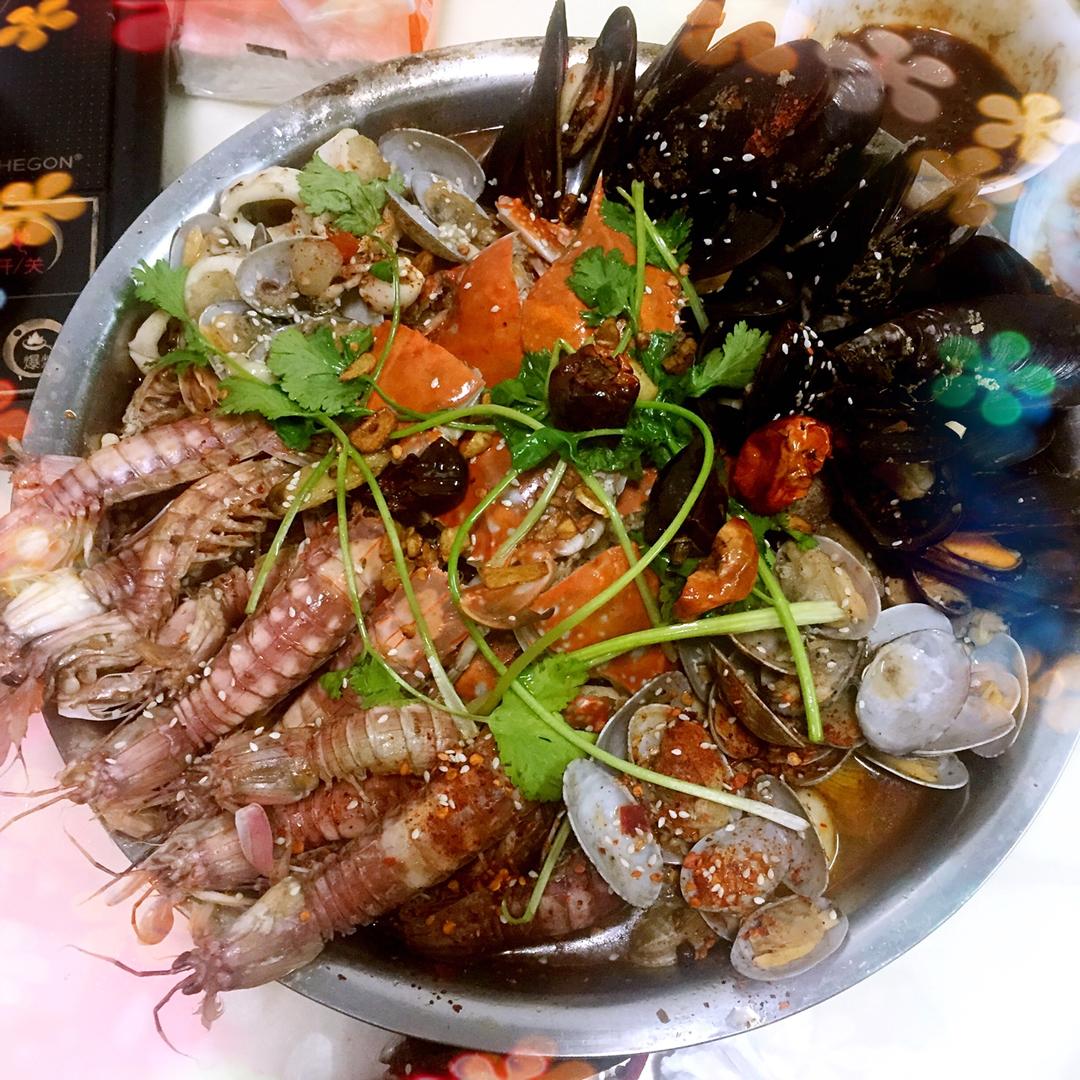 幸好还有糖王子做的水煮海鲜