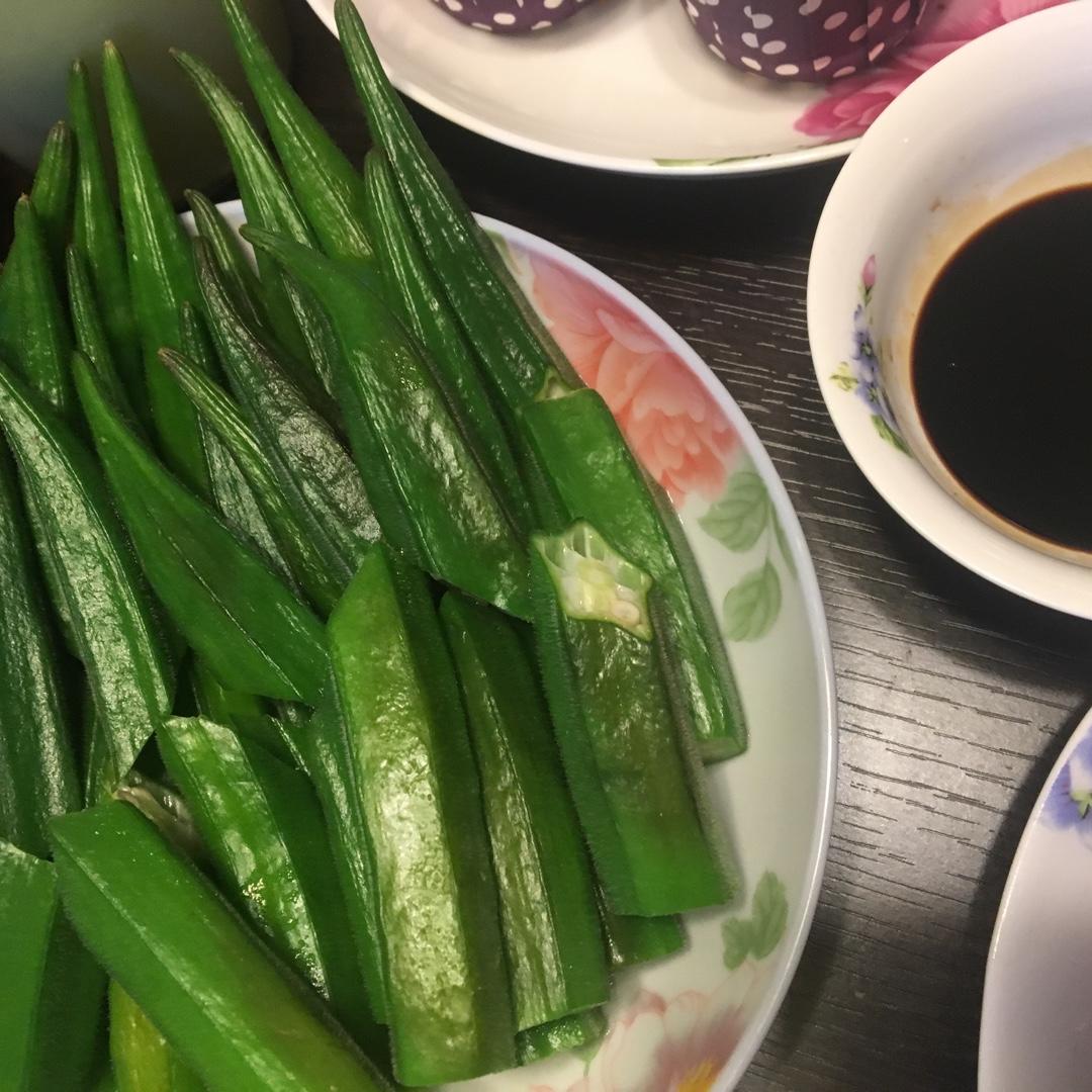 白灼秋葵3步法