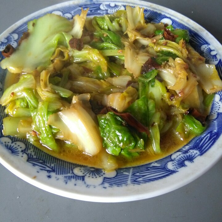 浅唱已故繁华似花_5xpm做的蚝油手撕包菜