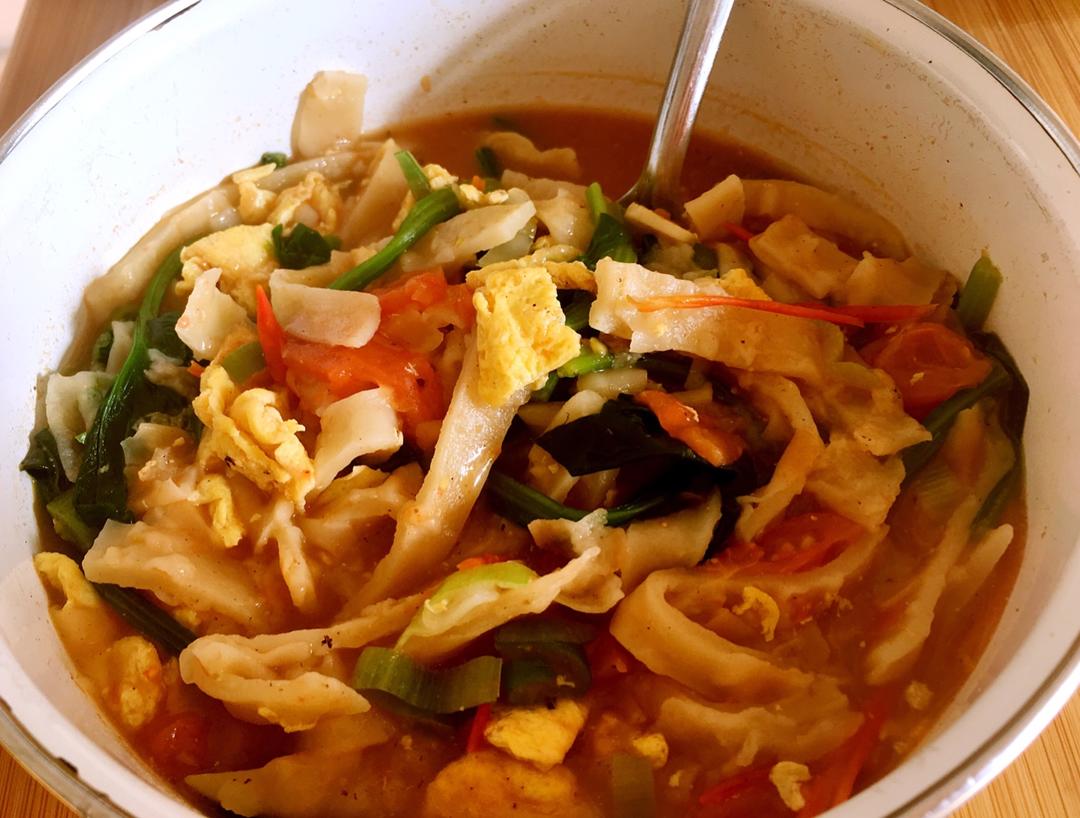 西红柿鸡蛋烩饼