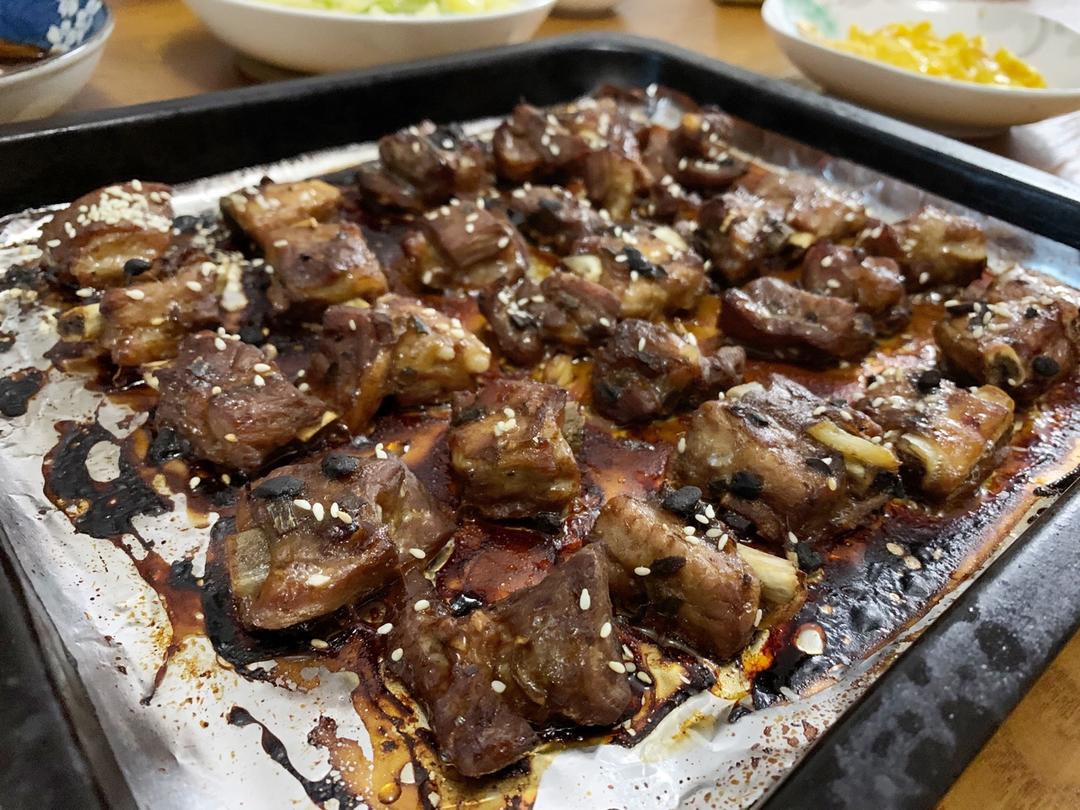 锡纸烤排骨