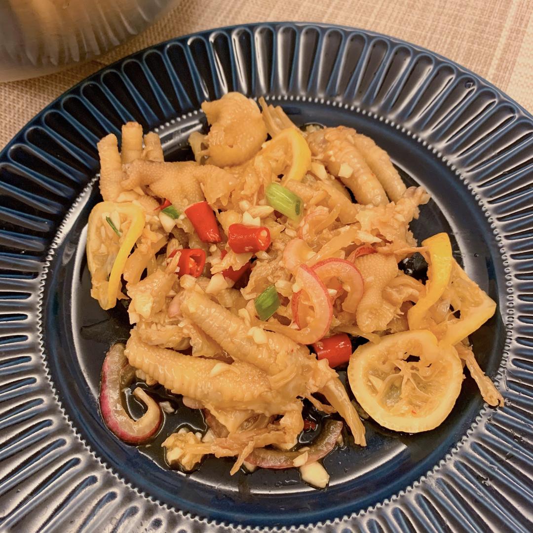 夏日冰镇泰式柠檬酸辣鸡爪