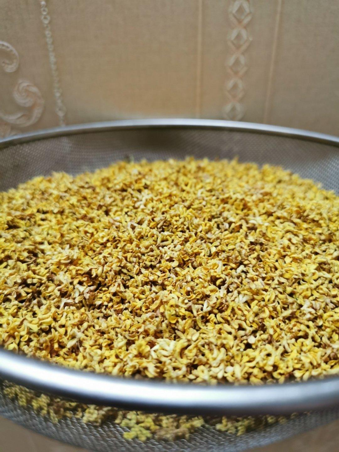 低温烘烤桂花干（历经一年依然金黄如初）