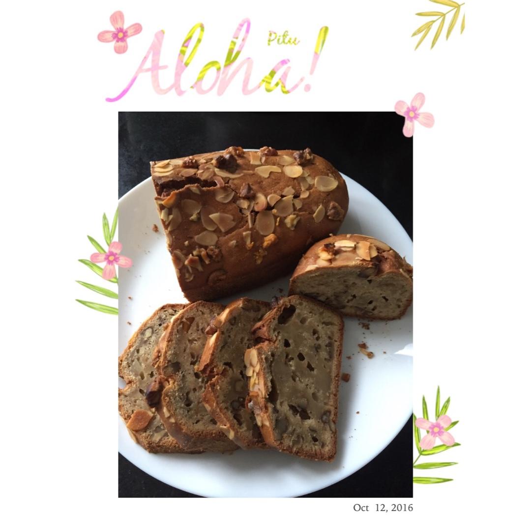 星巴克香蕉核桃蛋糕（Banana loaf）