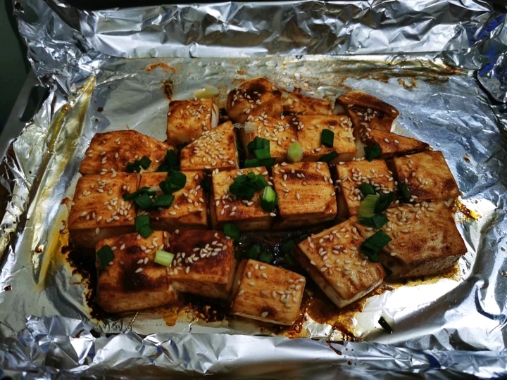 烤箱烤豆腐