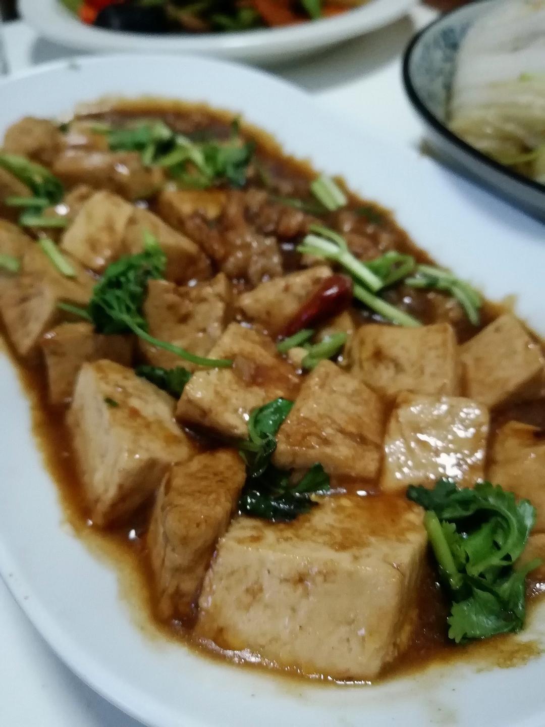 红烧肉沫豆腐