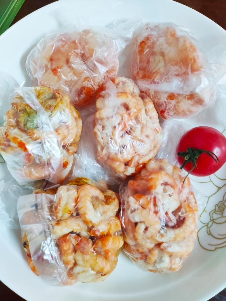 我家虾肉保存的做法