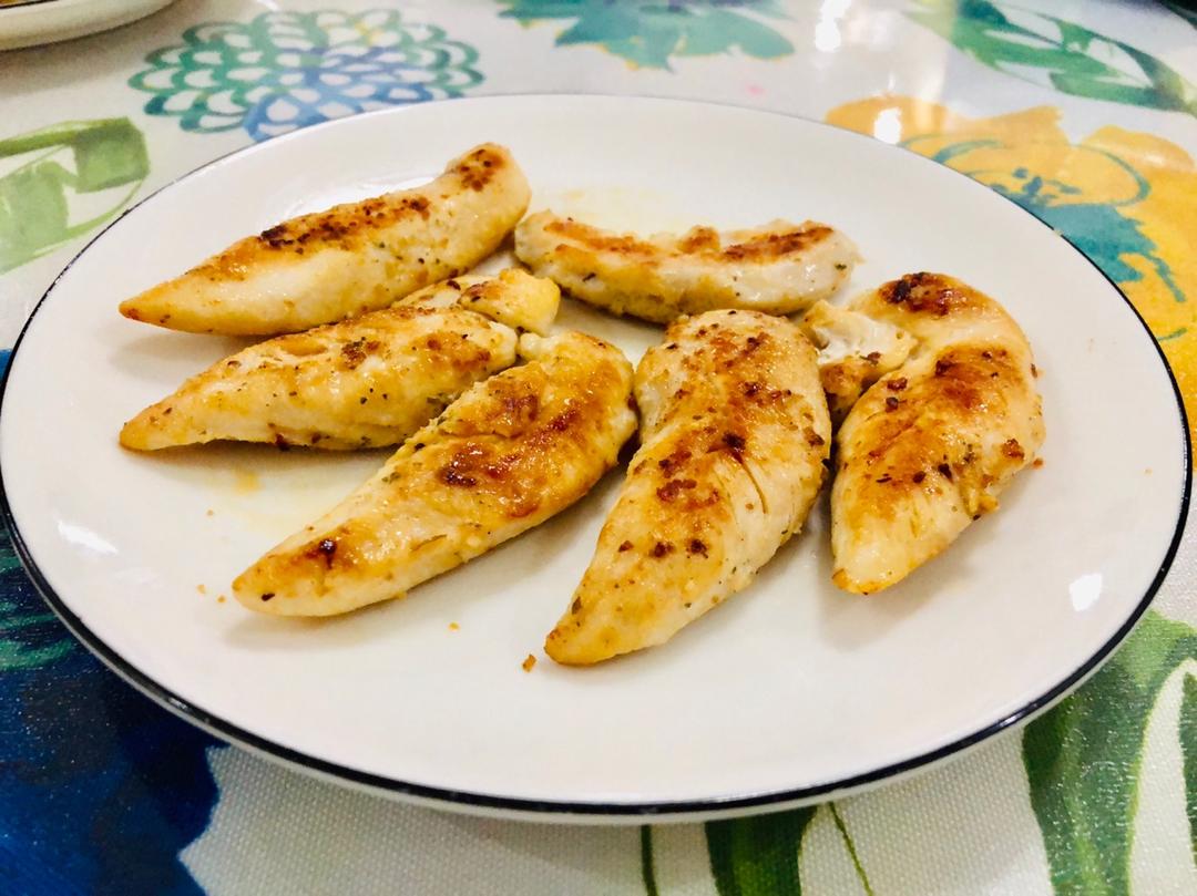 香煎咖喱鸡里脊