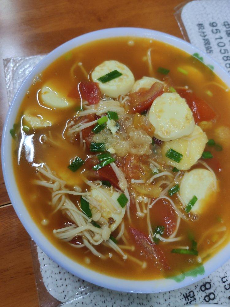 金针菇烧日本豆腐