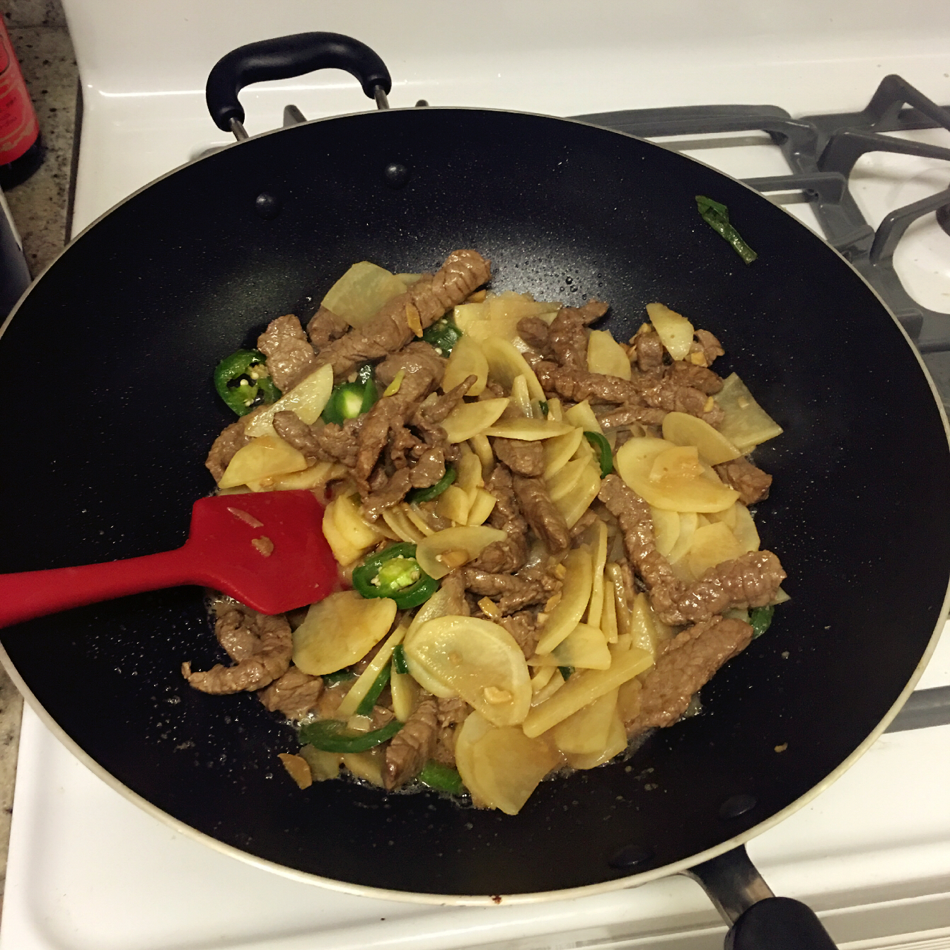 土豆炒牛肉