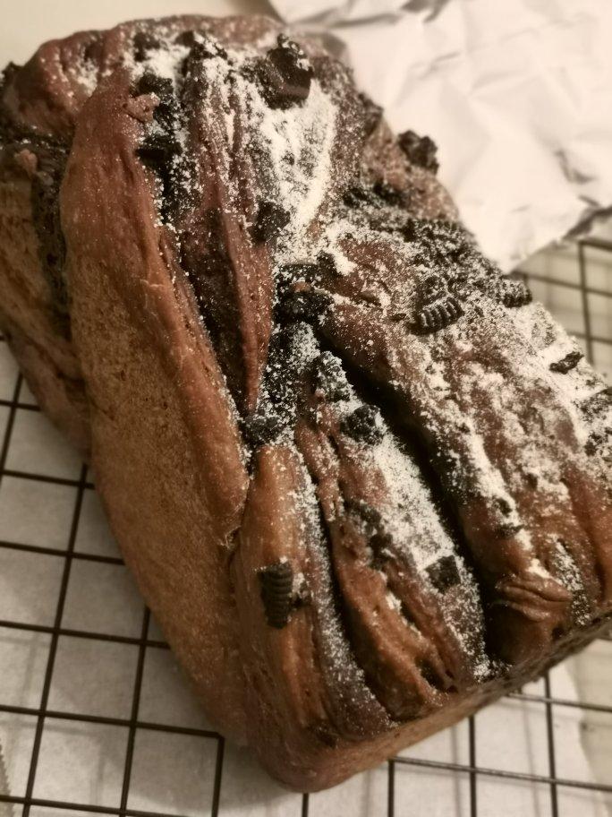 雪山巧克力吐司（巧克力奥利奥吐司面包）