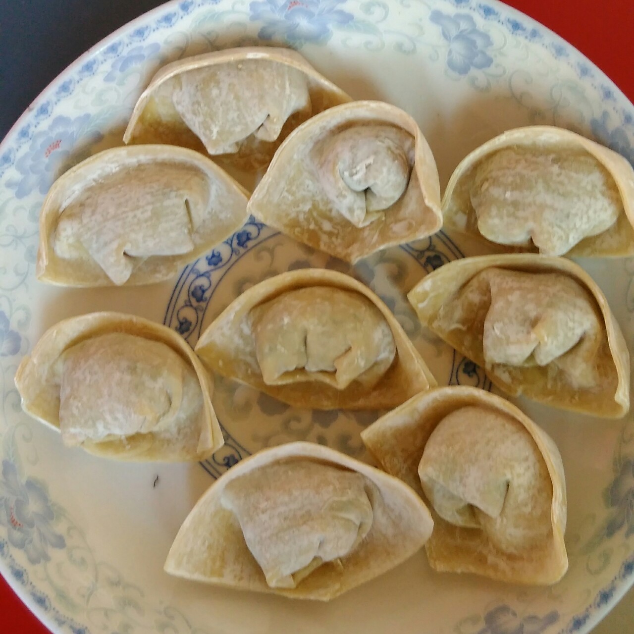 云吞的制作步骤（元宝）